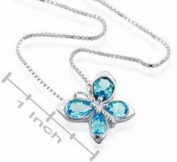 topaz butterfly necklace 